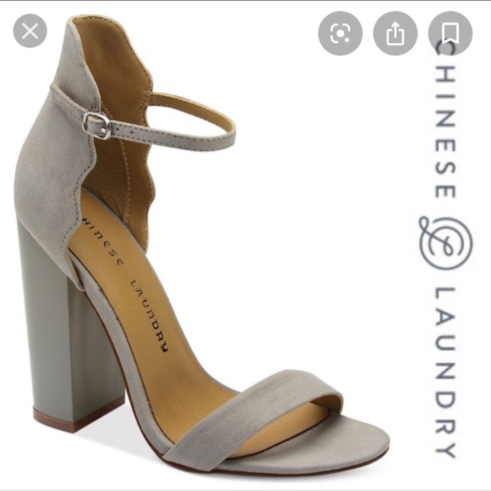 BRAND NEW Chinese Laundry dark gray Heels